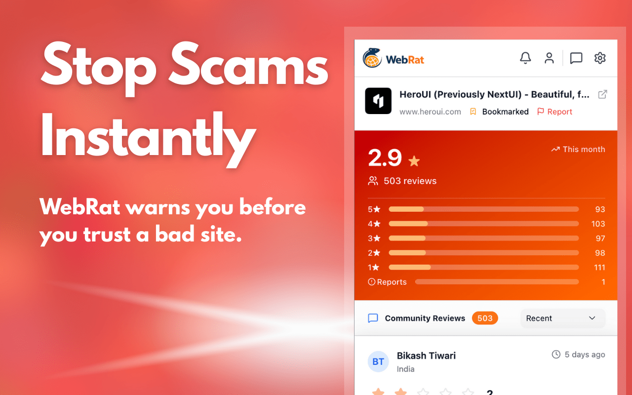 Stop Scams Instantly